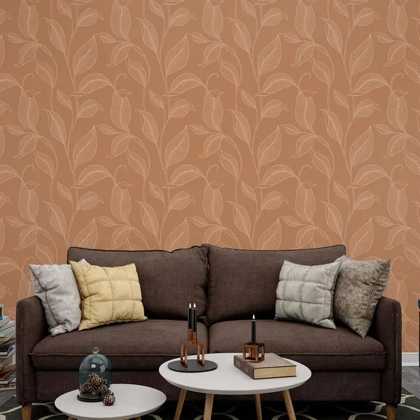 Multicolour_Brown_Flower_Leaves_Wallpaper_For_Living_Room,_Bedroom_|_Self_Adhesive_Just_Peel_And_Stick_Wallpaper_For_Office_Wall_Decors
