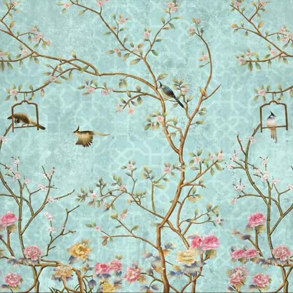 Multicolour_Ocean_Blue_Wall_Happy_Birds_Home_Wallpaper_For_Living_Room,_Bedroom_|_Self_Adhesive_Just_Peel_And_Stick_Wallpaper_For_Office_Wall_Decors