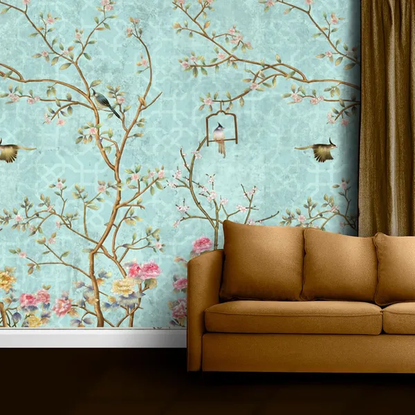 Multicolour_Ocean_Blue_Wall_Happy_Birds_Home_Wallpaper_For_Living_Room,_Bedroom_|_Self_Adhesive_Just_Peel_And_Stick_Wallpaper_For_Office_Wall_Decors