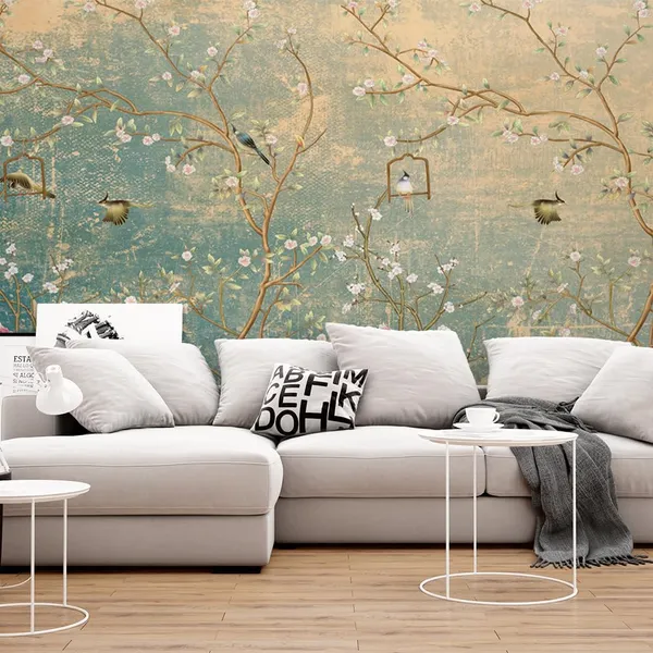 Multicolour_Brown_Happy_Birds_Home_Wallpaper_For_Living_Room,_Bedroom_|_Self_Adhesive_Just_Peel_And_Stick_Wallpaper_For_Office_Wall_Decors