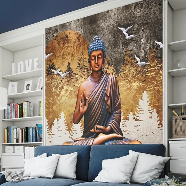 Multicolour_Blessings_Lord_Buddha_Wallpaper_For_Living_Room,_Bedroom_|_Self_Adhesive_Just_Peel_And_Stick_Wallpaper_For_Office_Wall_Decors