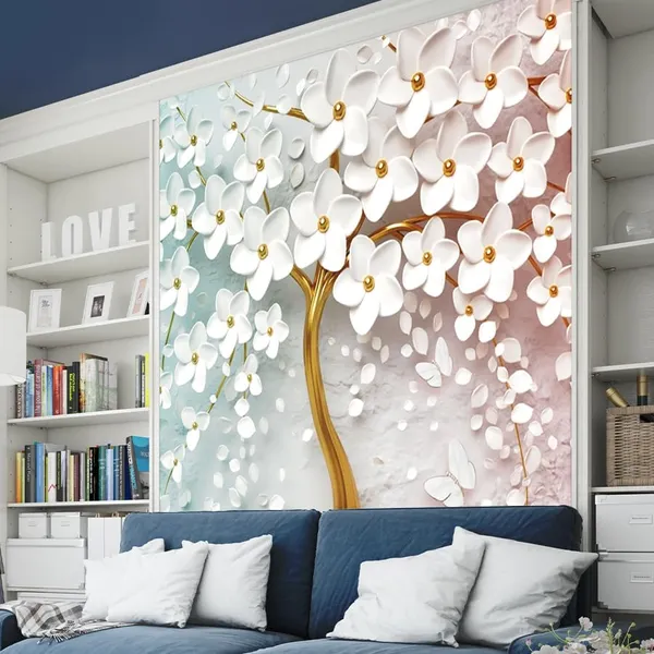 Multicolour_3D_Golden_Tree_Wallpaper_For_Living_Room,_Bedroom_|_Self_Adhesive_Just_Peel_And_Stick_Wallpaper_For_Office_Wall_Decors