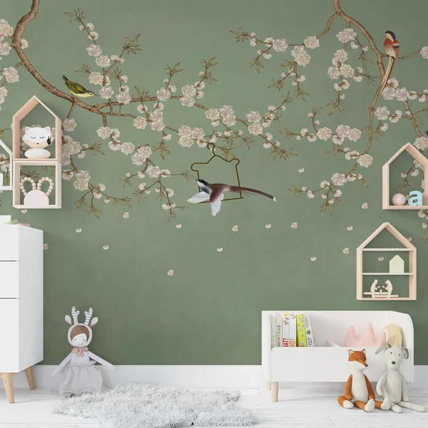 Multicolour_Army_Green_Flying_Birds_Wallpaper_For_Living_Room,_Bedroom_|_Self_Adhesive_Just_Peel_And_Stick_Wallpaper_For_Office_Wall_Decors