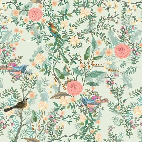 Multicolour_Three_Small_Birds_On_A_Tree_Wallpaper_For_Living_Room,_Bedroom_|_Self_Adhesive_Just_Peel_And_Stick_Wallpaper_For_Office_Wall_Decors