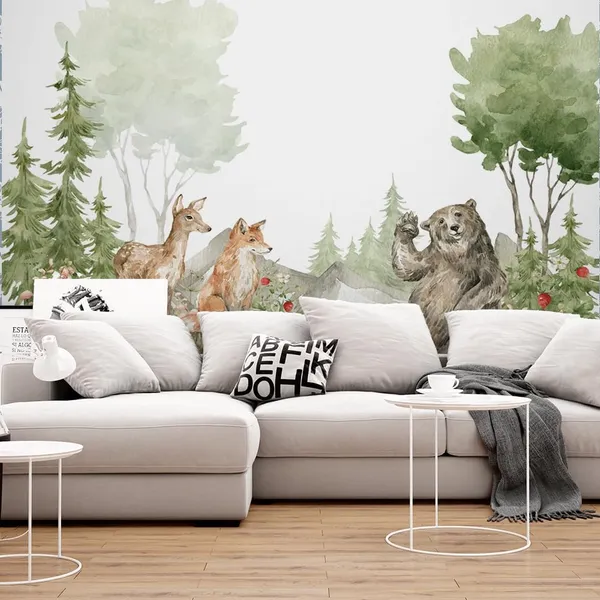 Multicolour_Beer_Forest_Family_Wallpaper_For_Living_Room,_Bedroom_|_Self_Adhesive_Just_Peel_And_Stick_Wallpaper_For_Office_Wall_Decors