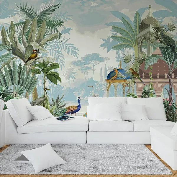 Multicolour_Peackock_Mughal_Forest_Wallpaper_For_Living_Room,_Bedroom_|_Self_Adhesive_Just_Peel_And_Stick_Wallpaper_For_Office_Wall_Decors