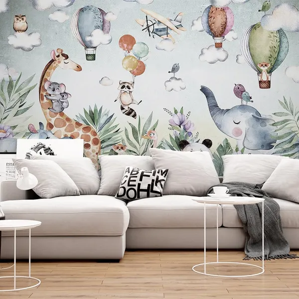 Multicolour_Forest_Anime_Family_Blue_White_Wallpaper_For_Living_Room,_Bedroom_|_Self_Adhesive_Just_Peel_And_Stick_Wallpaper_For_Office_Wall_Decors