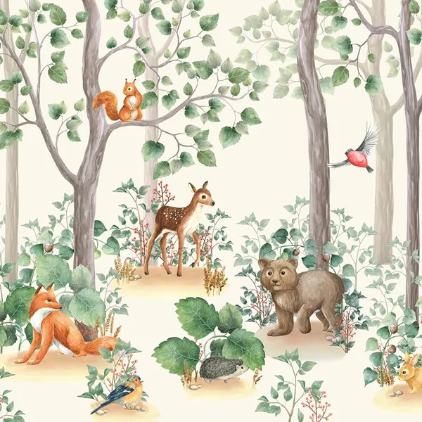 Multicolour_Anime_Fun_Time_Forest_Wallpaper_For_Living_Room,_Bedroom_|_Self_Adhesive_Just_Peel_And_Stick_Wallpaper_For_Office_Wall_Decors