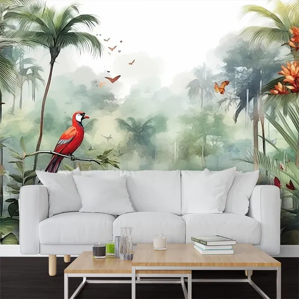 Multicolour_Red_Moment_In_Forest_Wallpaper_For_Living_Room,_Bedroom_|_Self_Adhesive_Just_Peel_And_Stick_Wallpaper_For_Office_Wall_Decors
