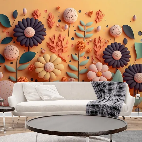 Multicolour_3D_Big_Flowers_Orange_Wallpaper_For_Living_Room,_Bedroom_|_Self_Adhesive_Just_Peel_And_Stick_Wallpaper_For_Office_Wall_Decors