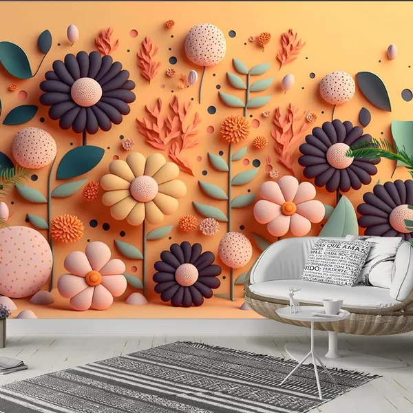 Multicolour_3D_Big_Flowers_Orange_Wallpaper_For_Living_Room,_Bedroom_|_Self_Adhesive_Just_Peel_And_Stick_Wallpaper_For_Office_Wall_Decors