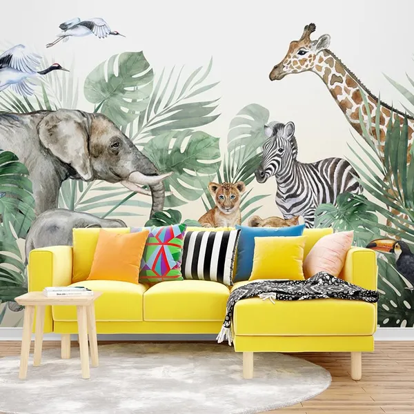 Multicolour_Forest_Meating_Wallpaper_For_Living_Room,_Bedroom_|_Self_Adhesive_Just_Peel_And_Stick_Wallpaper_For_Office_Wall_Decors