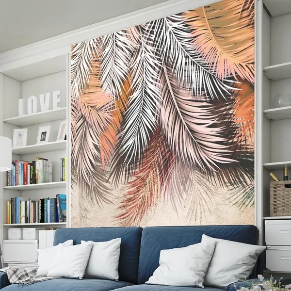 Multicolour_Brown_White_Dragon_Leaves_Wallpaper_For_Living_Room,_Bedroom_|_Self_Adhesive_Just_Peel_And_Stick_Wallpaper_For_Office_Wall_Decors