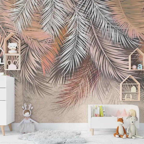 Multicolour_Brown_White_Dragon_Leaves_Wallpaper_For_Living_Room,_Bedroom_|_Self_Adhesive_Just_Peel_And_Stick_Wallpaper_For_Office_Wall_Decors