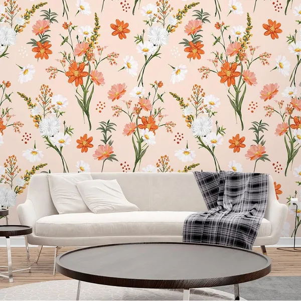 Multicolour_Red_Pink_Floral_Wallpaper_For_Living_Room,_Bedroom_|_Self_Adhesive_Just_Peel_And_Stick_Wallpaper_For_Office_Wall_Decors