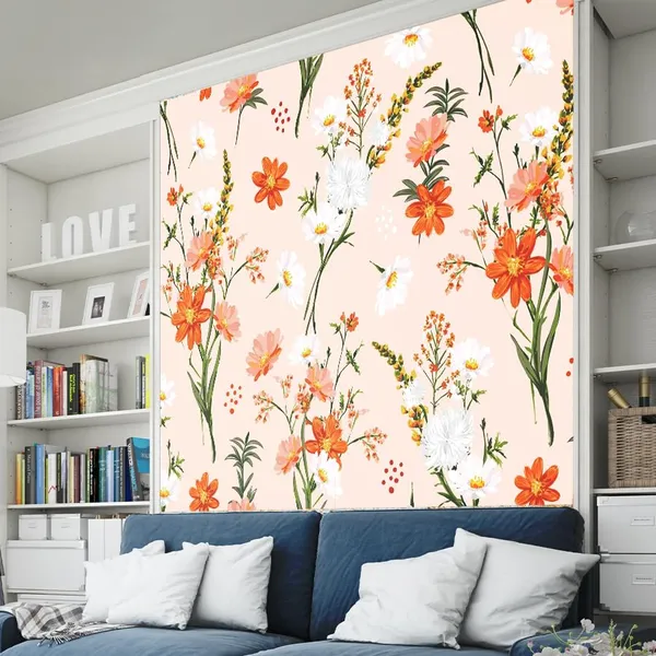 Multicolour_Red_Pink_Floral_Wallpaper_For_Living_Room,_Bedroom_|_Self_Adhesive_Just_Peel_And_Stick_Wallpaper_For_Office_Wall_Decors