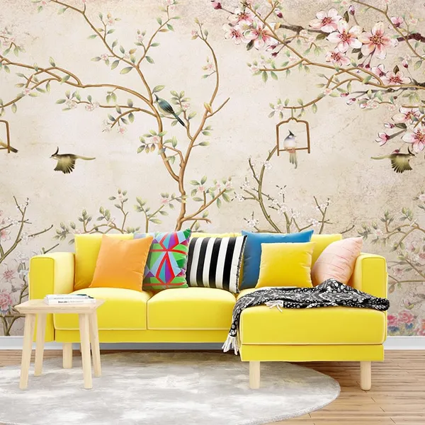 Multicolour_Birds_Pink_Home_Tree_Wallpaper_For_Living_Room,_Bedroom_|_Self_Adhesive_Just_Peel_And_Stick_Wallpaper_For_Office_Wall_Decors