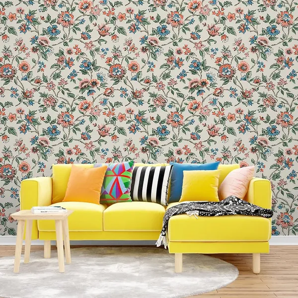 Multicolour_Flowering_Shrubs_Wallpaper_For_Living_Room,_Bedroom_|_Self_Adhesive_Just_Peel_And_Stick_Wallpaper_For_Office_Wall_Decors