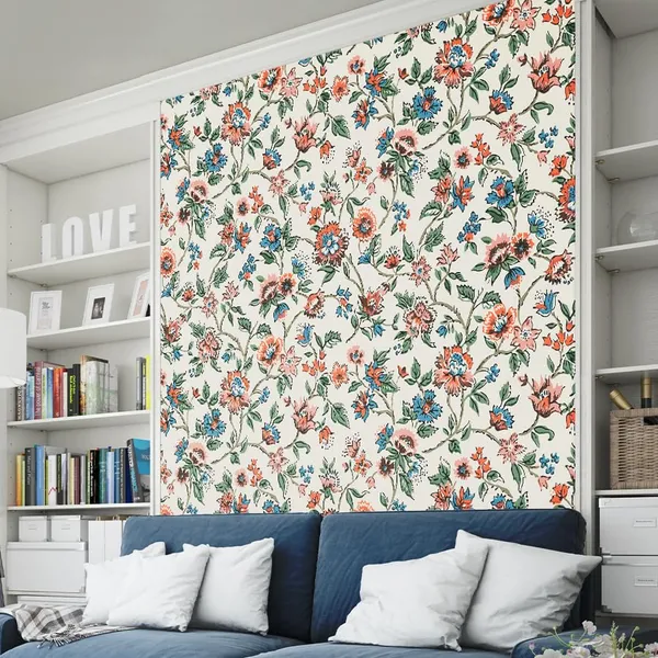 Multicolour_Flowering_Shrubs_Wallpaper_For_Living_Room,_Bedroom_|_Self_Adhesive_Just_Peel_And_Stick_Wallpaper_For_Office_Wall_Decors