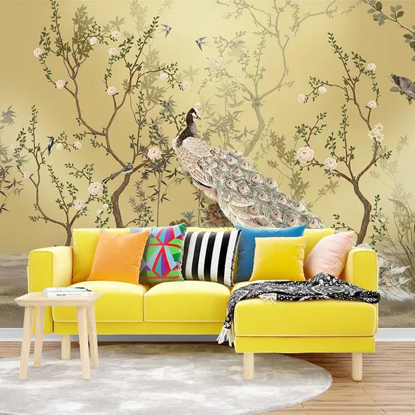 Multicolour_Golden_Peacock_Wallpaper_For_Living_Room,_Bedroom_|_Self_Adhesive_Just_Peel_And_Stick_Wallpaper_For_Office_Wall_Decors