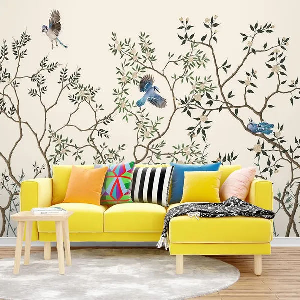 Multicolour_Three_Blue_Birds_Flying_Wallpaper_For_Living_Room,_Bedroom_|_Self_Adhesive_Just_Peel_And_Stick_Wallpaper_For_Office_Wall_Decors