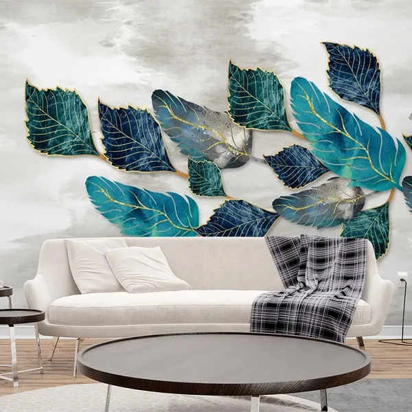 Multicolour_Big_Gold_Blue_Leaves_Wallpaper_For_Living_Room,_Bedroom_|_Self_Adhesive_Just_Peel_And_Stick_Wallpaper_For_Office_Wall_Decors
