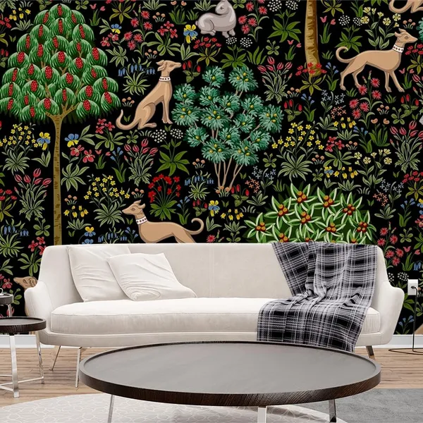Multicolour_Green_Madhubani_Wallpaper_For_Living_Room,_Bedroom_|_Self_Adhesive_Just_Peel_And_Stick_Wallpaper_For_Office_Wall_Decors
