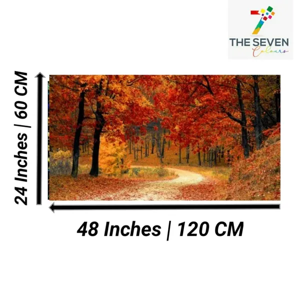 Multicolour_Beautiful_Canvas_Landscape_Painting_Autumn_Forest_Abstract_Modern_Wall_Art_Decor_Big_Large_Size_Paintings_For_Living_Room_(48_By_24_Inches_|_120_By_60_Cm)_(With_Frame)