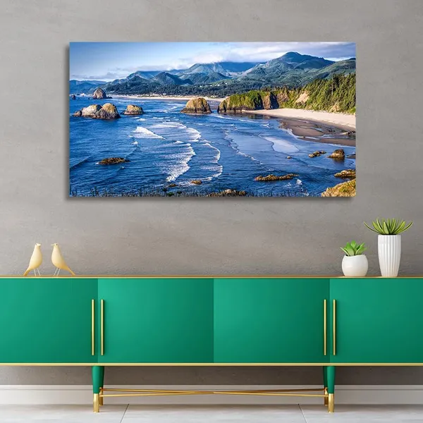 Multicolour_Beautiful_Rocky_Beaches_Canvas_Painting_Wall_Frame_Wall_Decor_|_Modern_Art_Canvas_Painting_(Ready_To_Hang)_(60_By_30_Inches)
