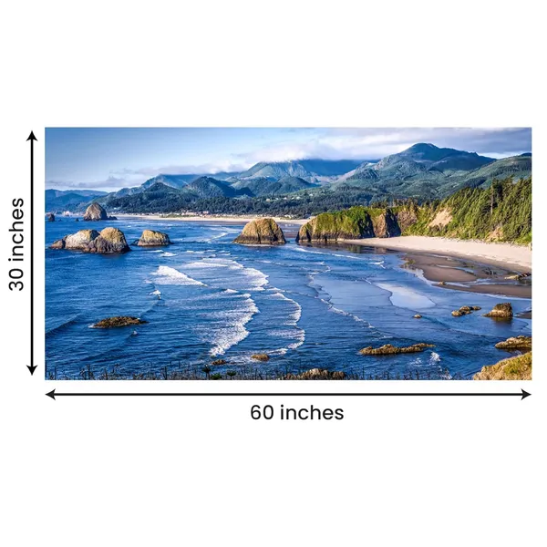 Multicolour_Beautiful_Rocky_Beaches_Canvas_Painting_Wall_Frame_Wall_Decor_|_Modern_Art_Canvas_Painting_(Ready_To_Hang)_(60_By_30_Inches)