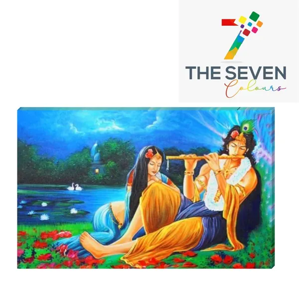 Multicolour_Beautiful_Canvas_Madhubani_Radha_Krishna_Painting_With_Frame_For_Living_Room_Wall_Decor_Big_Size_Large_Photo_Home_Decoration_|_Bedroom_(48X24_Inches_|_120X60_Cm)