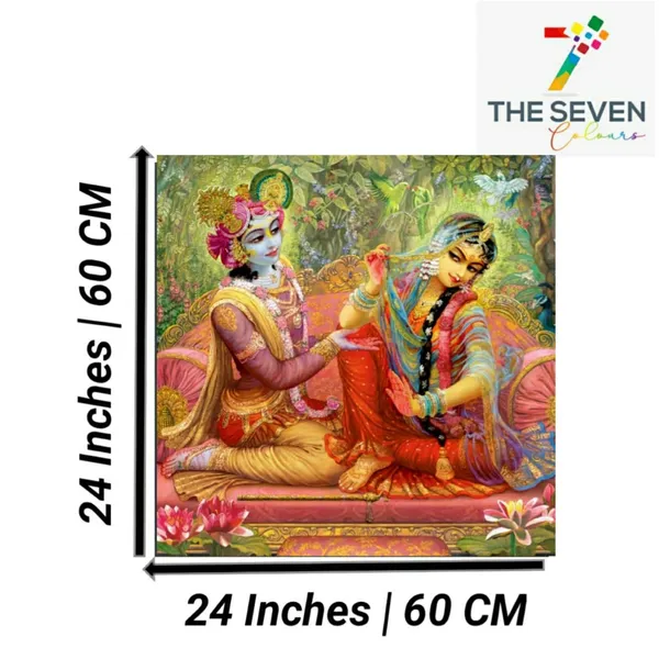 Multicolour_Beautiful_Madhubani_Radha_Krishna_Painting_With_Frame_For_Living_Room_Wall_Decor_Big_Size_Large_Photo_Home_Decoration_|_Bedroom_|_Office_Walls_(24_By_24_Inches)