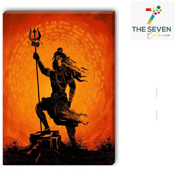 Multicolour_Beautiful_Shiva_Painting_Canvas_Modern_Wall_Art_Decor_Frame_For_Living_Room_|_Hall_|_Home_Decoration_(With_Frame)_(36_By_24_Inches)
