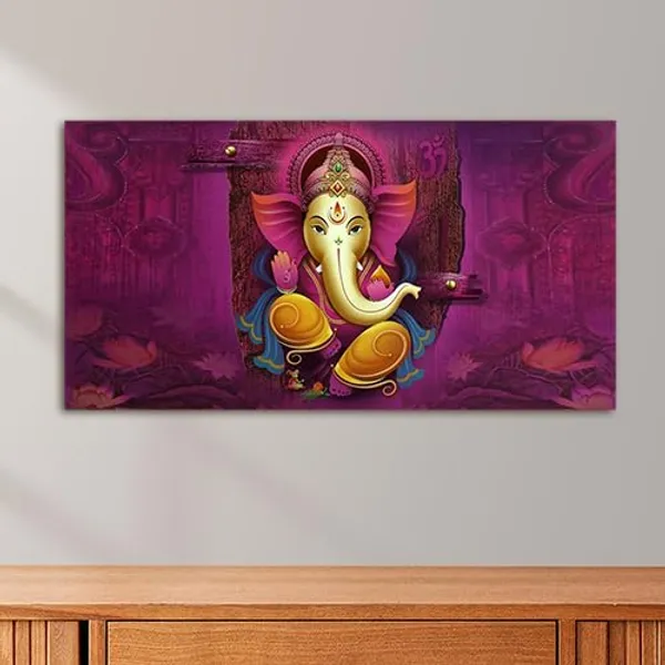Multicolour_Beautiful_Landscape_Lord_Ganesha_Painting_Canvas_Wall_Frame_For_Living_Room_Wall_Decor_|_Lord_Ganesh_Ji_Ganpati_Painting_With_Frame_(Ready_To_Hang)_(60_By_30_Inches)