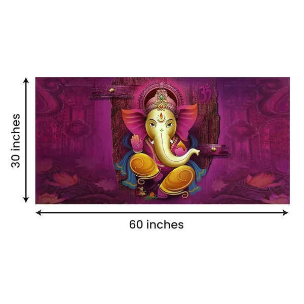 Multicolour_Beautiful_Landscape_Lord_Ganesha_Painting_Canvas_Wall_Frame_For_Living_Room_Wall_Decor_|_Lord_Ganesh_Ji_Ganpati_Painting_With_Frame_(Ready_To_Hang)_(60_By_30_Inches)