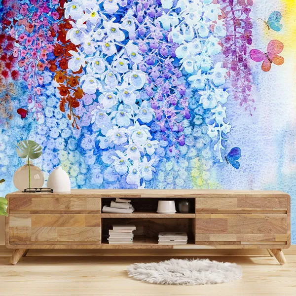 Multicolour_Self_Adhesive_Wallpapers_Orchid_Flowers_Vinyl_Decals_For_Wall_Decors_|_Floors_|_Flooring_|_Home_Decoration_|_Bedrooms_|_Office_Walls_(120X144_Inches)