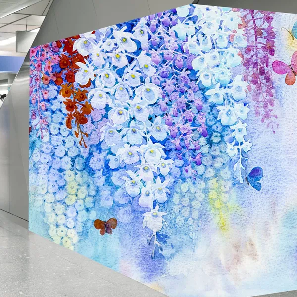 Multicolour_Self_Adhesive_Wallpapers_Orchid_Flowers_Vinyl_Decals_For_Wall_Decors_|_Floors_|_Flooring_|_Home_Decoration_|_Bedrooms_|_Office_Walls_(120X144_Inches)