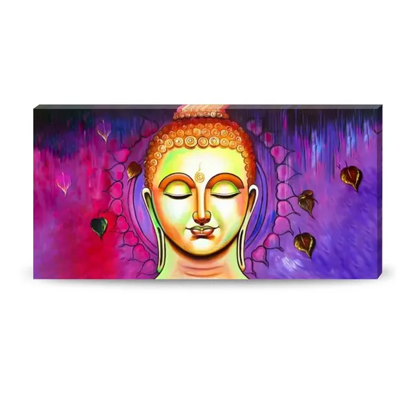 Multicolour_Lord_Buddha_Painting_Canvas_Wall_Frame_Wall_Decor,_Big_Size_Canvas_Painting_With_Frame_|_Canvas_Painting_|_Lord_Buddha_Painting_(Ready_To_Hang)_(48_By_24_Inches)