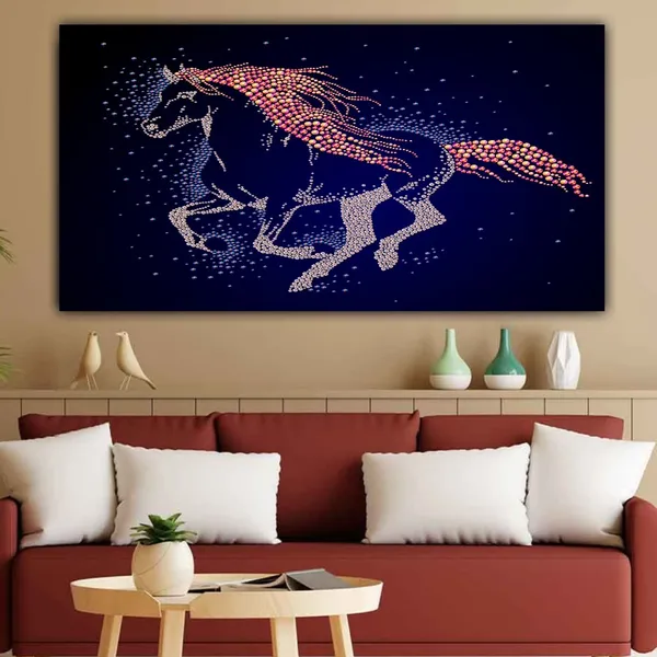 Multicolour_Beautiful_Vastu_Running_Horse_Painting_Frame_For_Living_Room_Wall_Decoration_Big_Large_Size_Canvas_Modern_Wall_Arts_For_Home_Decoration_|_Bedroom_|_Gifts_(48_By_24_Inches)