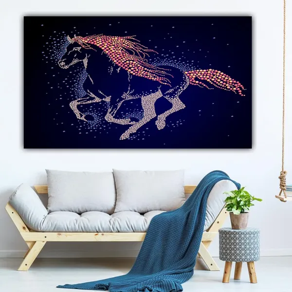 Multicolour_Beautiful_Vastu_Running_Horse_Painting_Frame_For_Living_Room_Wall_Decoration_Big_Large_Size_Canvas_Modern_Wall_Arts_For_Home_Decoration_|_Bedroom_|_Gifts_(48_By_24_Inches)