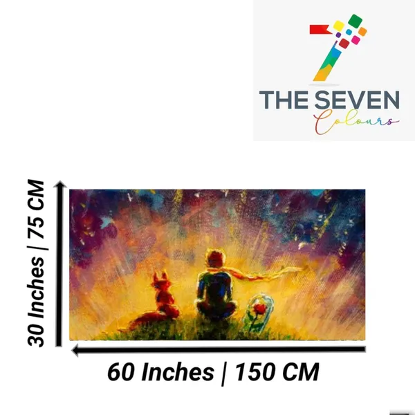 Multicolour_Beautiful_Canvas_Painting_Frame_Wall_Decor_For_Living_Room,_A_Girl_With_Bunny_|_Big_Large_Size_Wall_Painting_Frame_|_Canvas_Painting_(Ready_To_Hang)_(60_By_30_Inches)