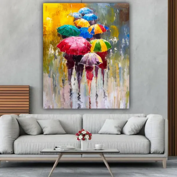 Multicolour_Rainy_Day_Canvas_Paintings_For_Living_Room_|_Bedroom_|_Office_Walls_(With_Frame)_(24_By_36_Inches)