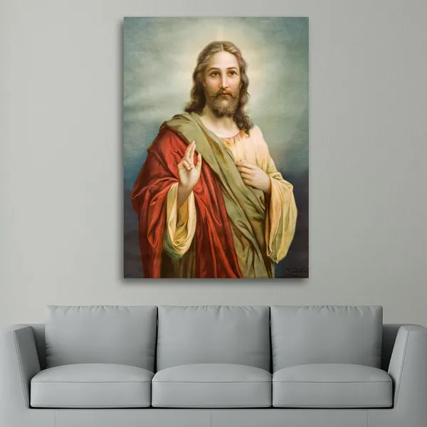 Multicolour_Beautiful_Jesus_Christ_Painting_Canvas_Wall_Frame_Wall_Decor,_Big_Size_Canvas_Painting_With_Frame_|_Canvas_Painting_|_Jesus_Christ_Painting_(Ready_To_Hang)_(30_By_60_Inches)