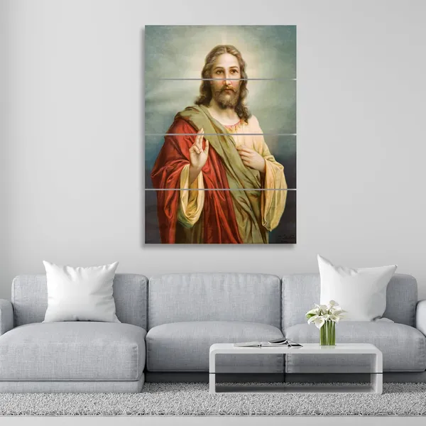 Multicolour_Beautiful_Jesus_Christ_Painting_Canvas_Wall_Frame_Wall_Decor,_Big_Size_Canvas_Painting_With_Frame_|_Canvas_Painting_|_Jesus_Christ_Painting_(Ready_To_Hang)_(30_By_60_Inches)