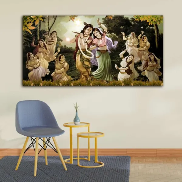 Multicolour_Radha_Krishna_Raas_Leela_Painting_Canvas_Wall_Frame_Big_Size_Painting_Frame_For_Living_Room_Wall_Decor_|_Canvas_Painting_|_Home_Decoration_(Ready_To_Hang)_(48_By_24_Inches)