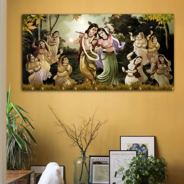Multicolour_Radha_Krishna_Raas_Leela_Painting_Canvas_Wall_Frame_Big_Size_Painting_Frame_For_Living_Room_Wall_Decor_|_Canvas_Painting_|_Home_Decoration_(Ready_To_Hang)_(48_By_24_Inches)