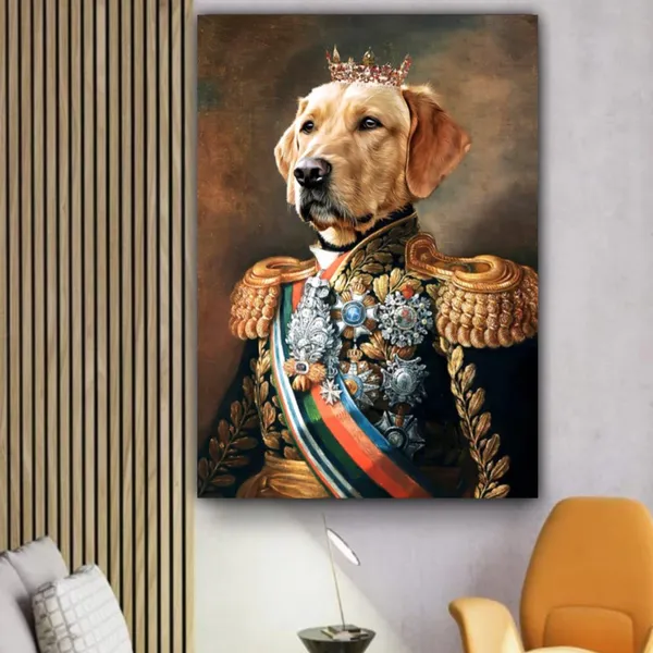 Multicolour_Abstract_Canvas_Painting_The_Dog_King_Wall_Frame_For_Living_Room_Wall_Decor,_Big_Size_Wall_Painting_Frame_|_Abstract_Canvas_Painting_|_(Ready_To_Hang)_(18_By_24_Inches)