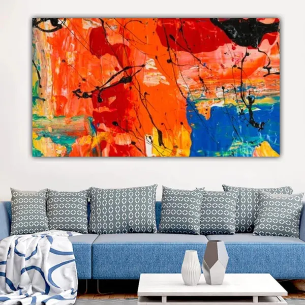 Multicolour_Abstract_Canvas_Painting_Frame_Wall_Decor_For_Living_Room_|_Big_Large_Size_Wall_Painting_Frame_|_Canvas_Painting,Abstract_Modern_Wall_Art_(Ready_To_Hang)_(48_By_24_Inches)