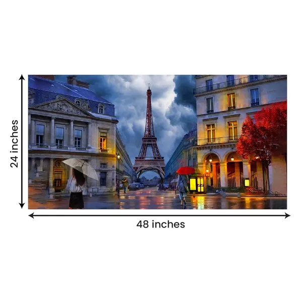 Multicolour_Beautiful_Eiffel_Tower_Canvas_Painting_Wall_Frame_Wall_Decor_For_Living_Room,_Modern_Art_Painting_(Ready_To_Hang)_(48_By_24_Inches)