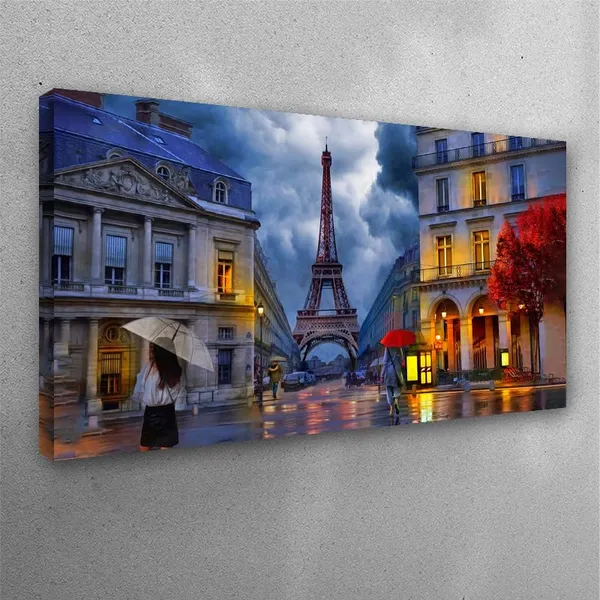 Multicolour_Beautiful_Eiffel_Tower_Canvas_Painting_Wall_Frame_Wall_Decor_For_Living_Room,_Modern_Art_Painting_(Ready_To_Hang)_(48_By_24_Inches)